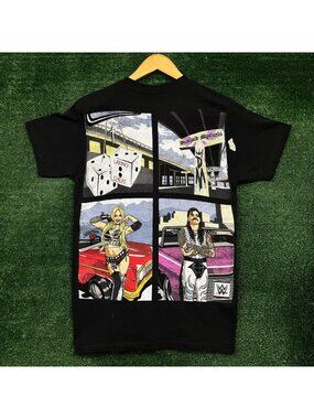 WWE Latino Cheat Dirty Dom x Liv Morgan License to Steal T-Shirt Size Small